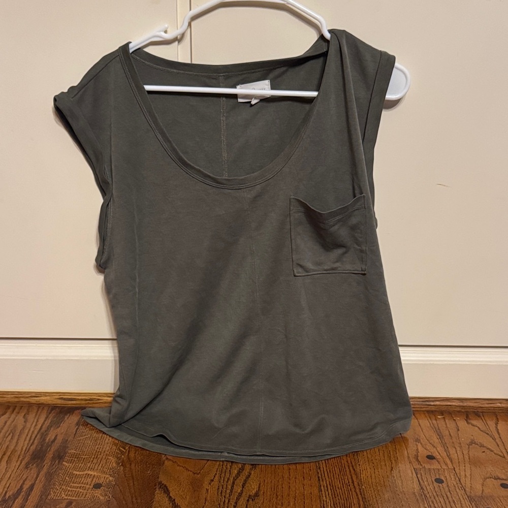 Lou & Grey Dark Olive  Tee